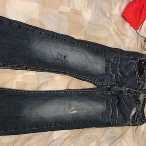 Woman’s request blue boot cut jeans